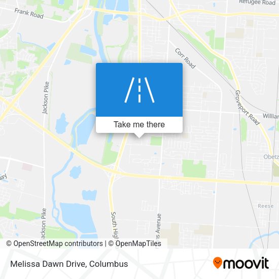 Mapa de Melissa Dawn Drive