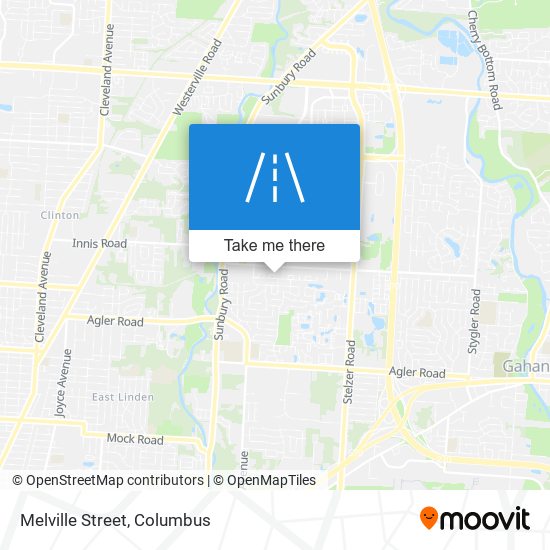 Melville Street map