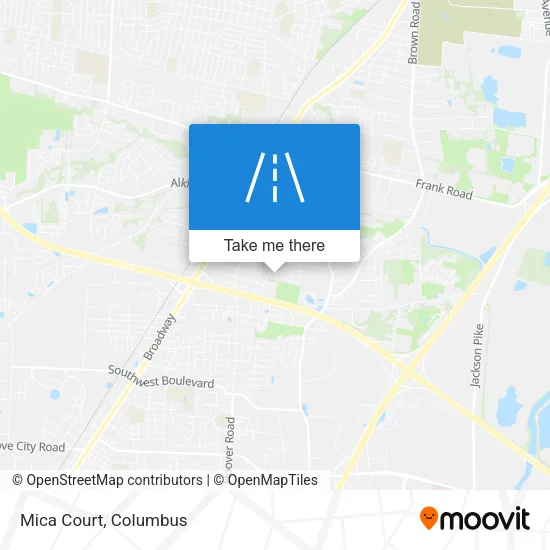 Mica Court map