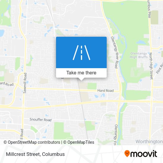 Mapa de Millcrest Street