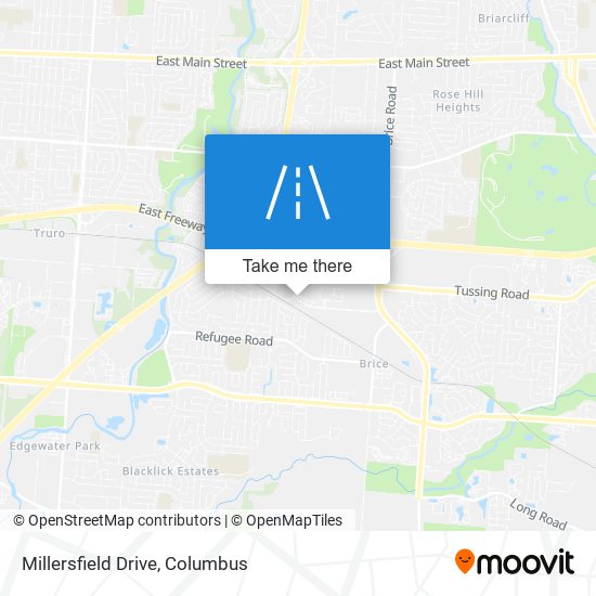 Millersfield Drive map