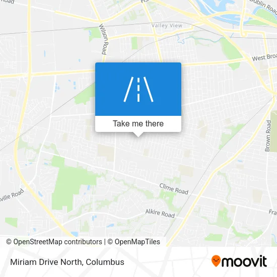 Mapa de Miriam Drive North