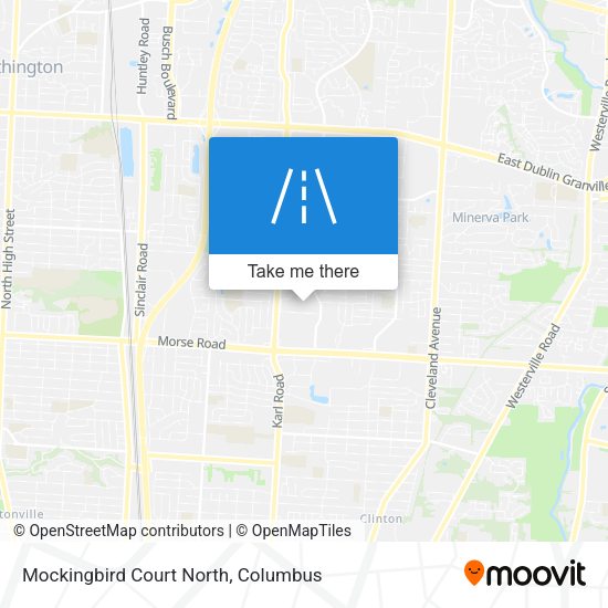 Mockingbird Court North map