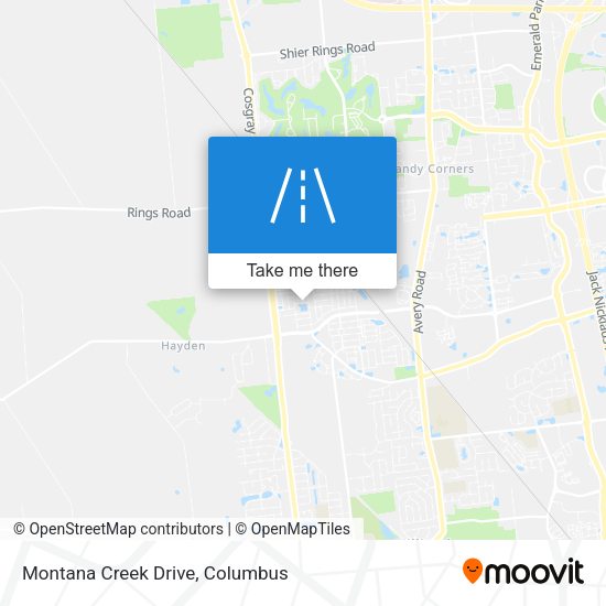 Montana Creek Drive map