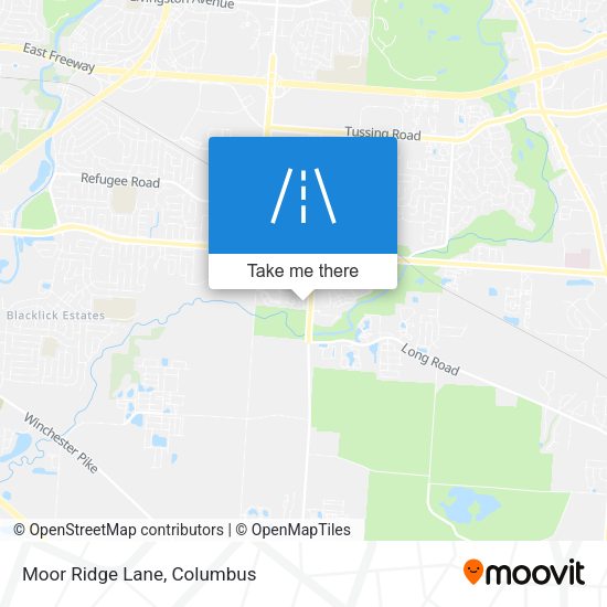 Mapa de Moor Ridge Lane