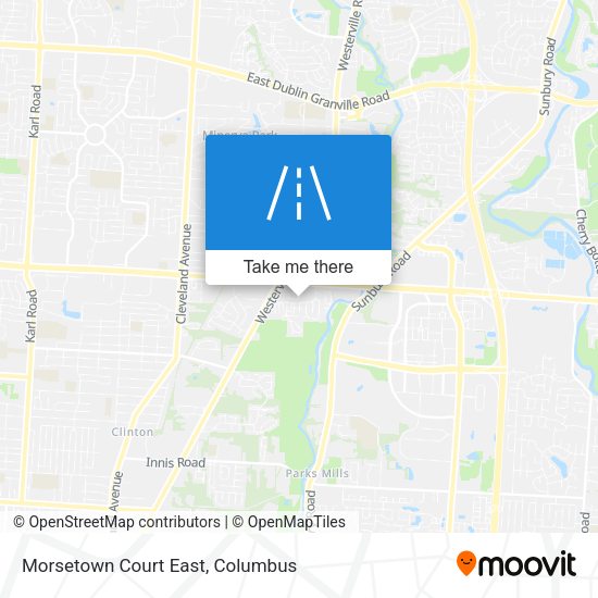 Mapa de Morsetown Court East