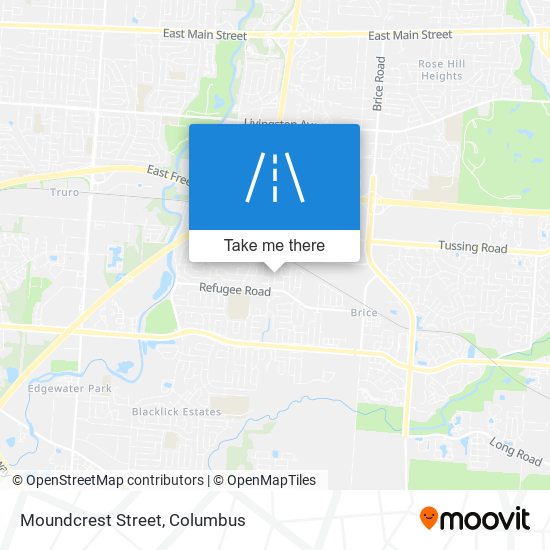 Moundcrest Street map