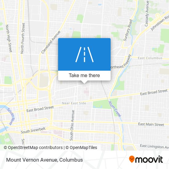 Mount Vernon Avenue map