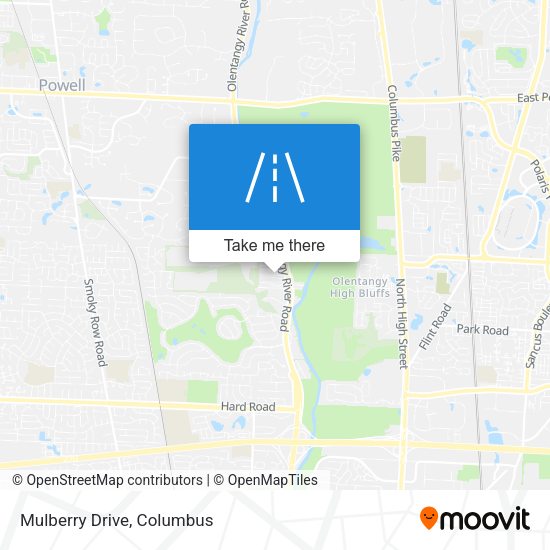 Mulberry Drive map