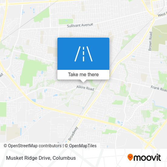 Mapa de Musket Ridge Drive