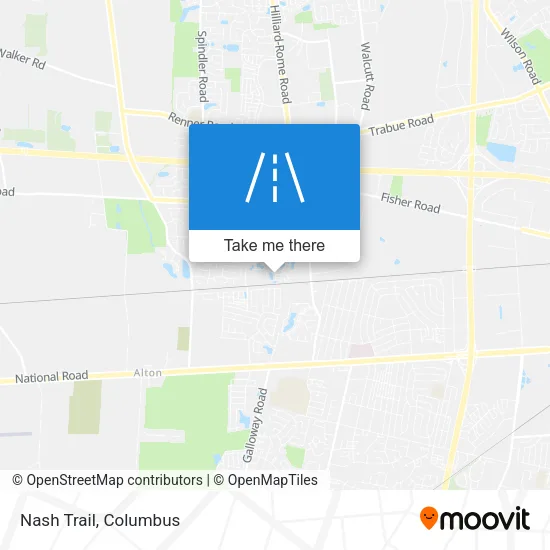 Nash Trail map