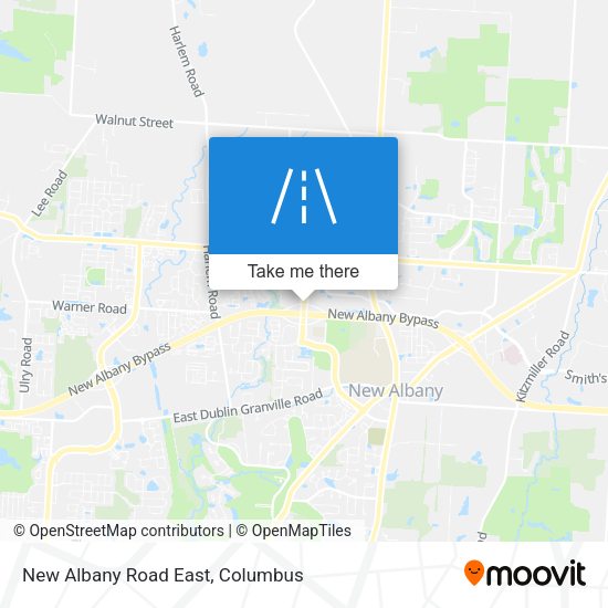 Mapa de New Albany Road East
