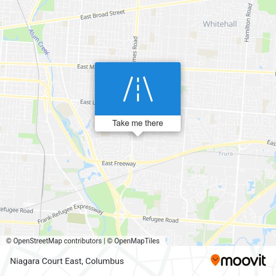 Niagara Court East map
