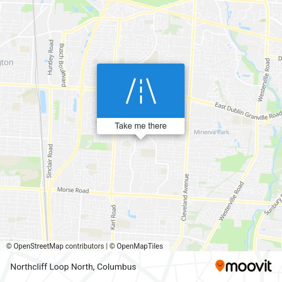 Northcliff Loop North map