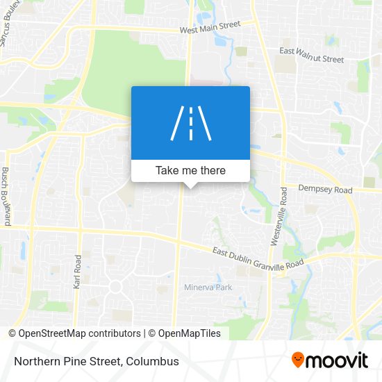Mapa de Northern Pine Street