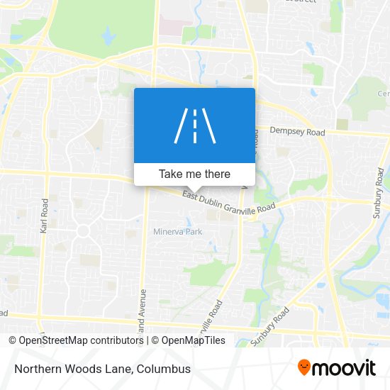 Mapa de Northern Woods Lane