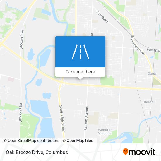Mapa de Oak Breeze Drive
