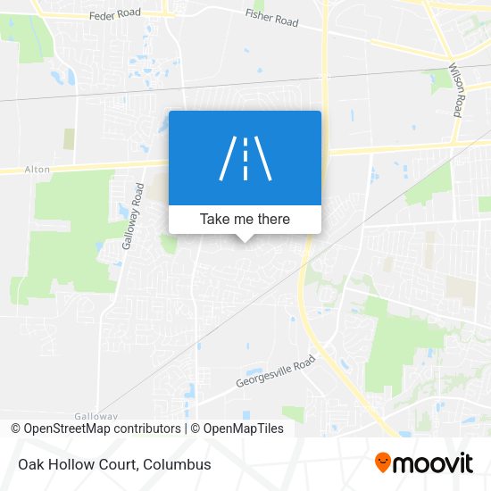 Mapa de Oak Hollow Court