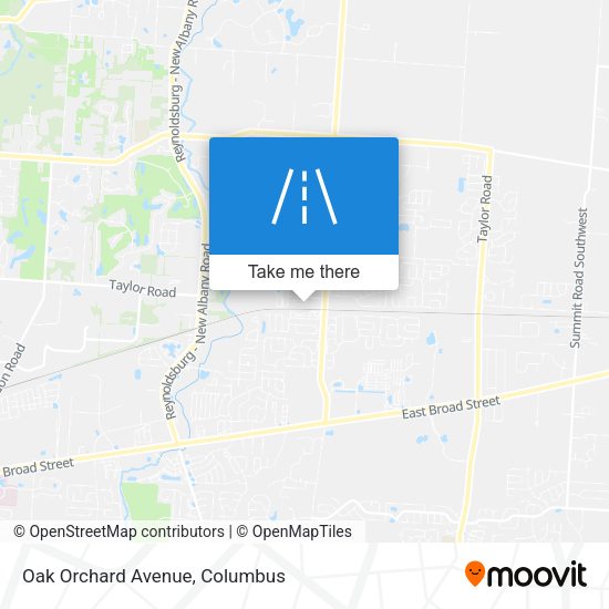 Mapa de Oak Orchard Avenue