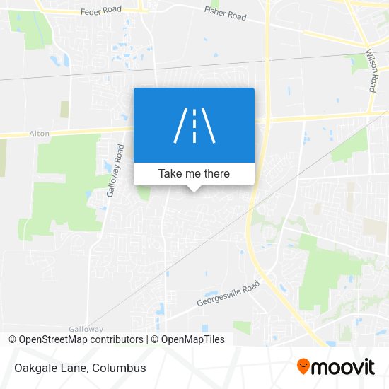 Mapa de Oakgale Lane