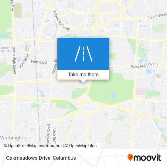 Mapa de Oakmeadows Drive