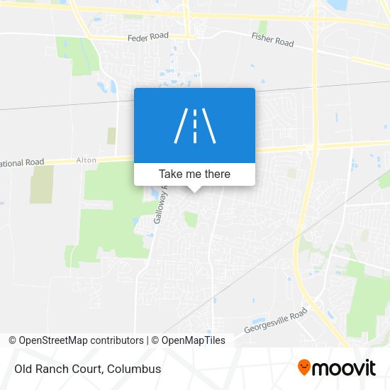 Mapa de Old Ranch Court