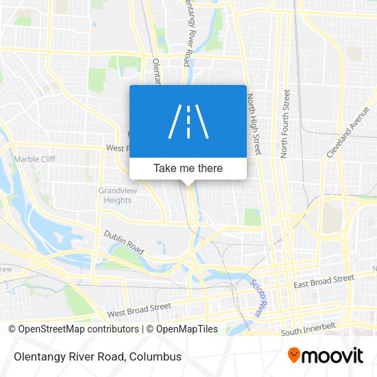 Olentangy River Road map