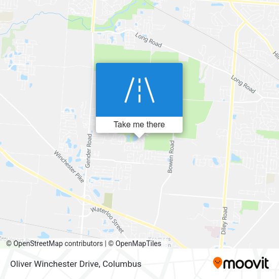 Mapa de Oliver Winchester Drive