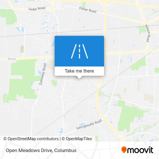 Open Meadows Drive map