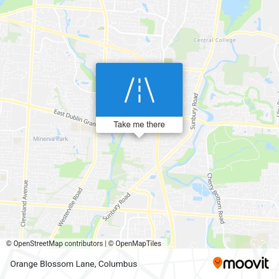 Mapa de Orange Blossom Lane