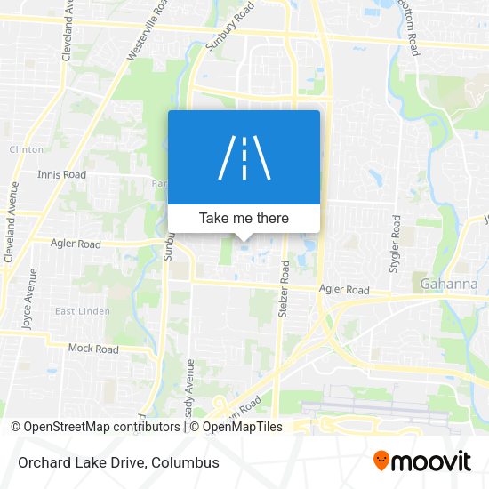 Orchard Lake Drive map