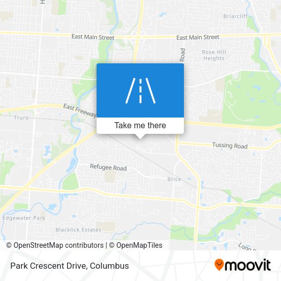 Park Crescent Drive map