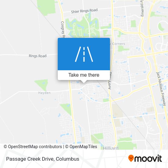 Passage Creek Drive map