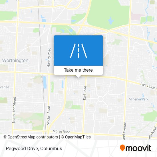 Mapa de Pegwood Drive