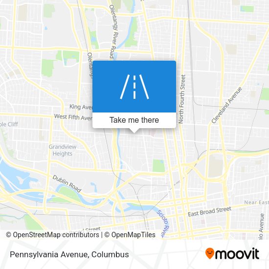 Pennsylvania Avenue map