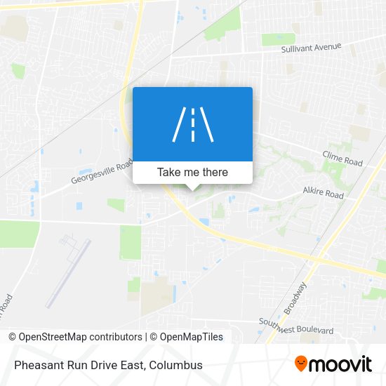Pheasant Run Drive East map