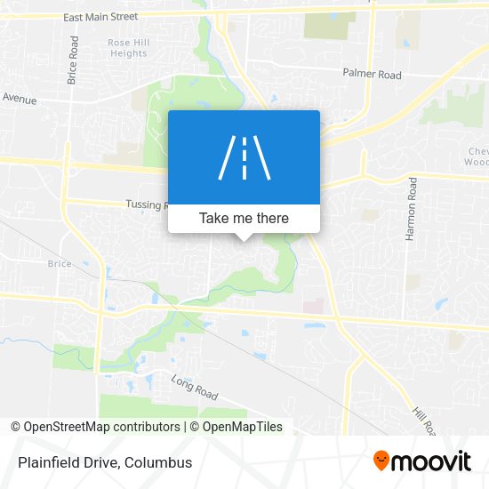 Mapa de Plainfield Drive