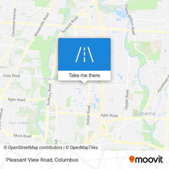 Pleasant View Road map