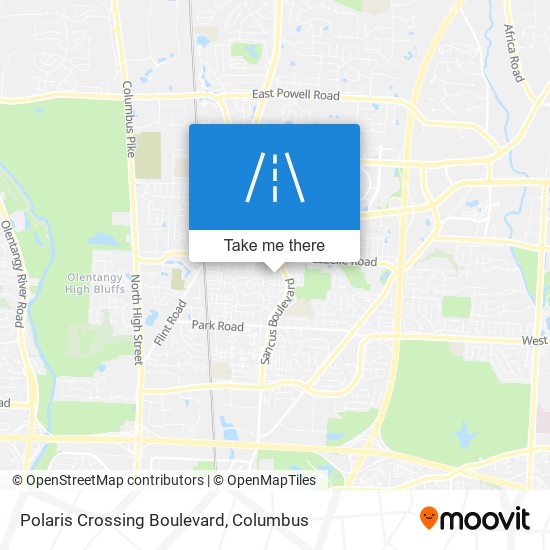 Mapa de Polaris Crossing Boulevard