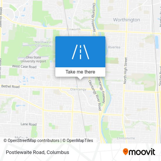 Mapa de Postlewaite Road