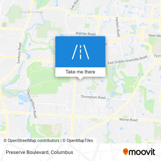 Mapa de Preserve Boulevard