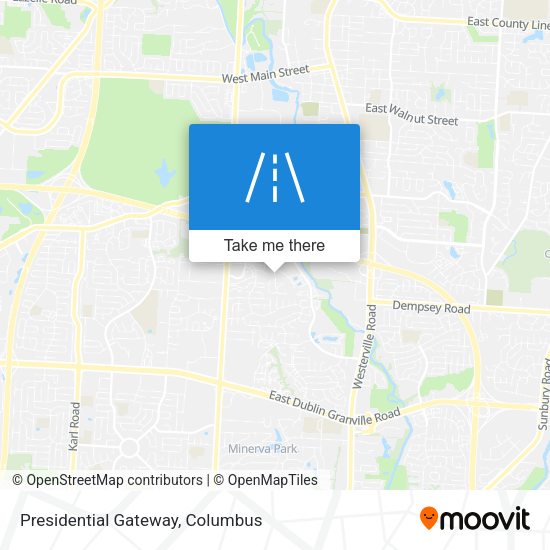 Presidential Gateway map