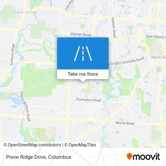 Preve Ridge Drive map