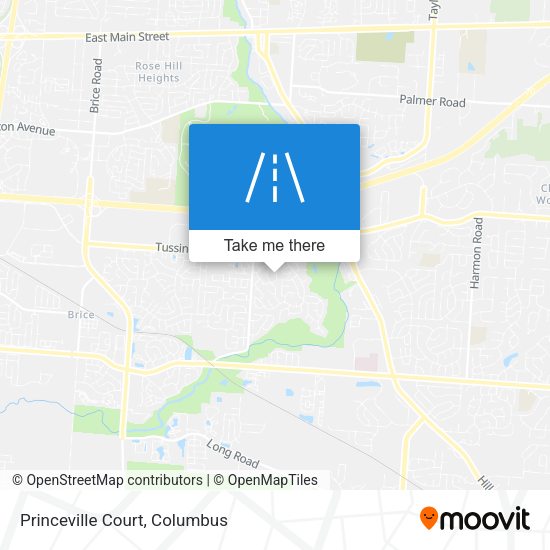 Princeville Court map