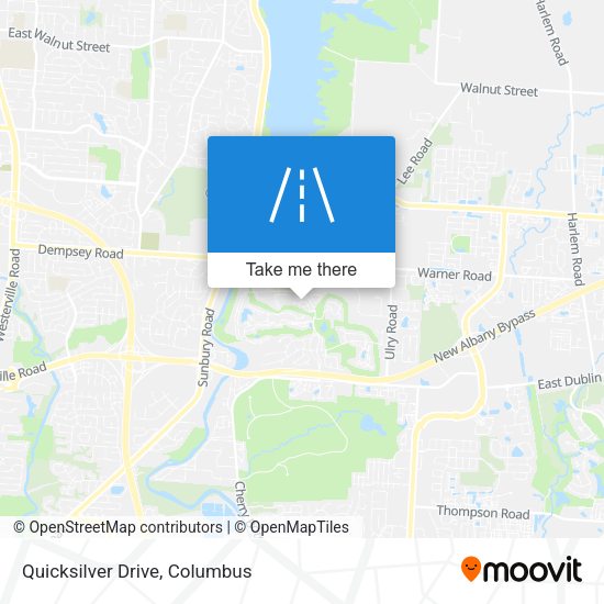 Quicksilver Drive map