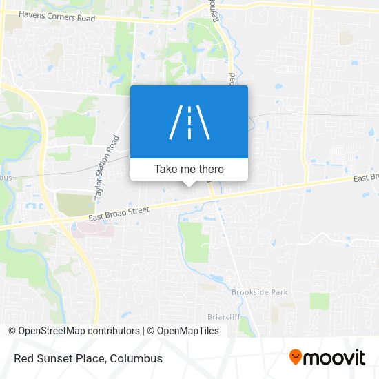 Mapa de Red Sunset Place