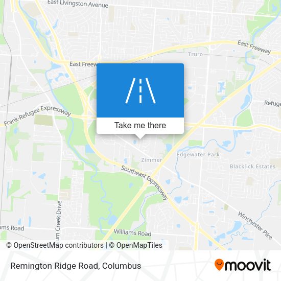 Remington Ridge Road map