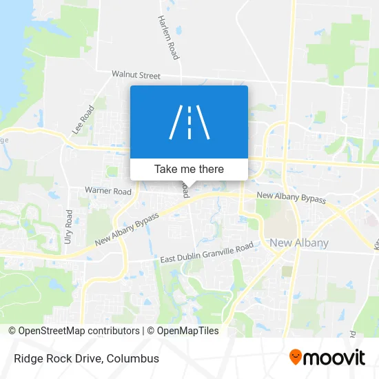 Ridge Rock Drive map
