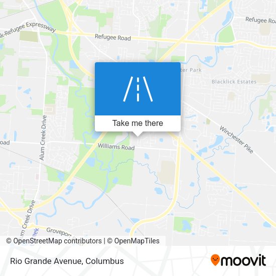 Mapa de Rio Grande Avenue