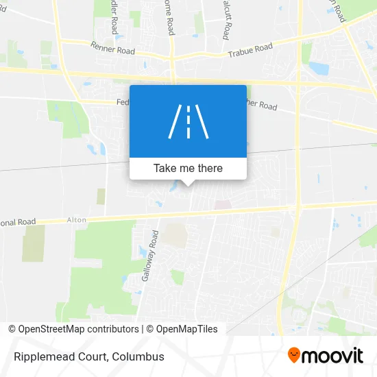 Ripplemead Court map